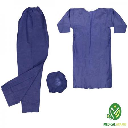 What are disposable medical gowns made of?