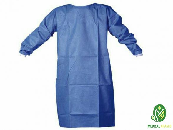 Why do medical gown fasten at the back?